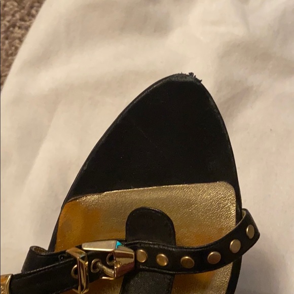 Emilio Pucci Leather Gladiator high heels - Picture 3 of 8